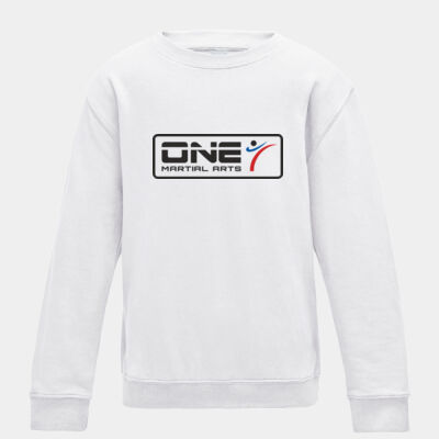 OMA Kids Future Blackbelt Sweatshirt White Thumbnail