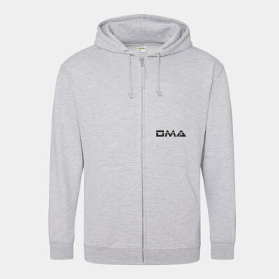 OMA Adult Casual Zoodie H Grey Thumbnail