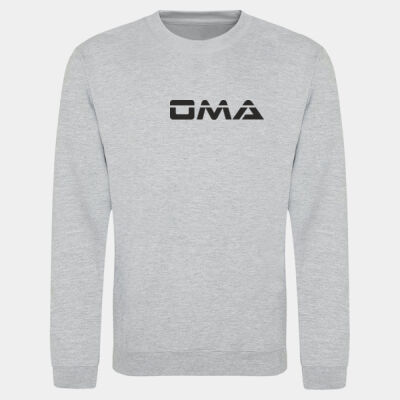 OMA Adult Casual Sweatshirt H Grey Thumbnail
