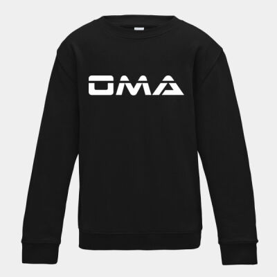 OMA Kids Casual Sweatshirt Black Thumbnail