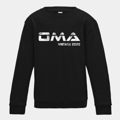 OMA Vintage Kids  Sweatshirt Black Thumbnail