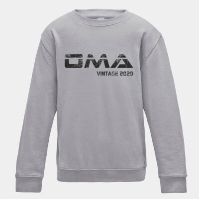 OMA Vintage Kids Sweatshirt H Grey Thumbnail
