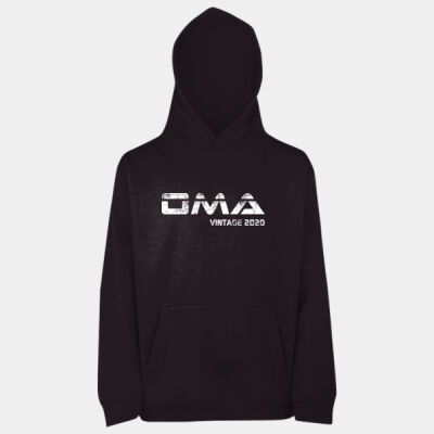 OMA Vintage Kids Hoodie Black Thumbnail